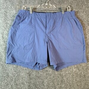 Eddie Bauer‎ Womens Blue Shorts Stretch Casual Lightweight Size 12